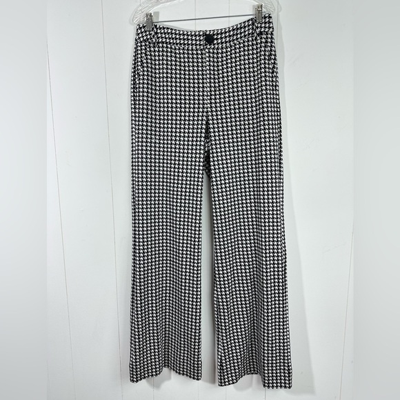 CAbi Pants - Cabi Style# 3921L Size 10 Black White Houndstooth Trouser Career Pants